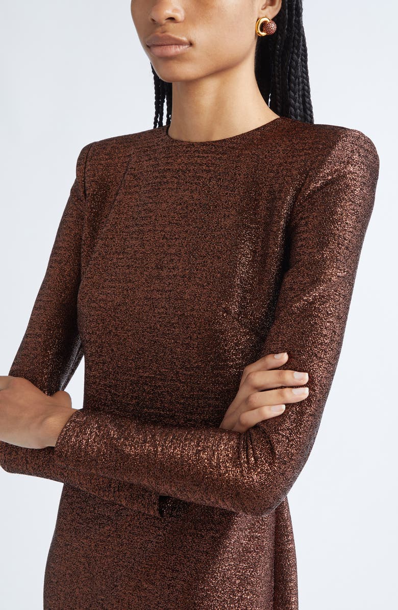 Oscar de la Renta Pavé Sphere Stud Earrings, Alternate, color, Red