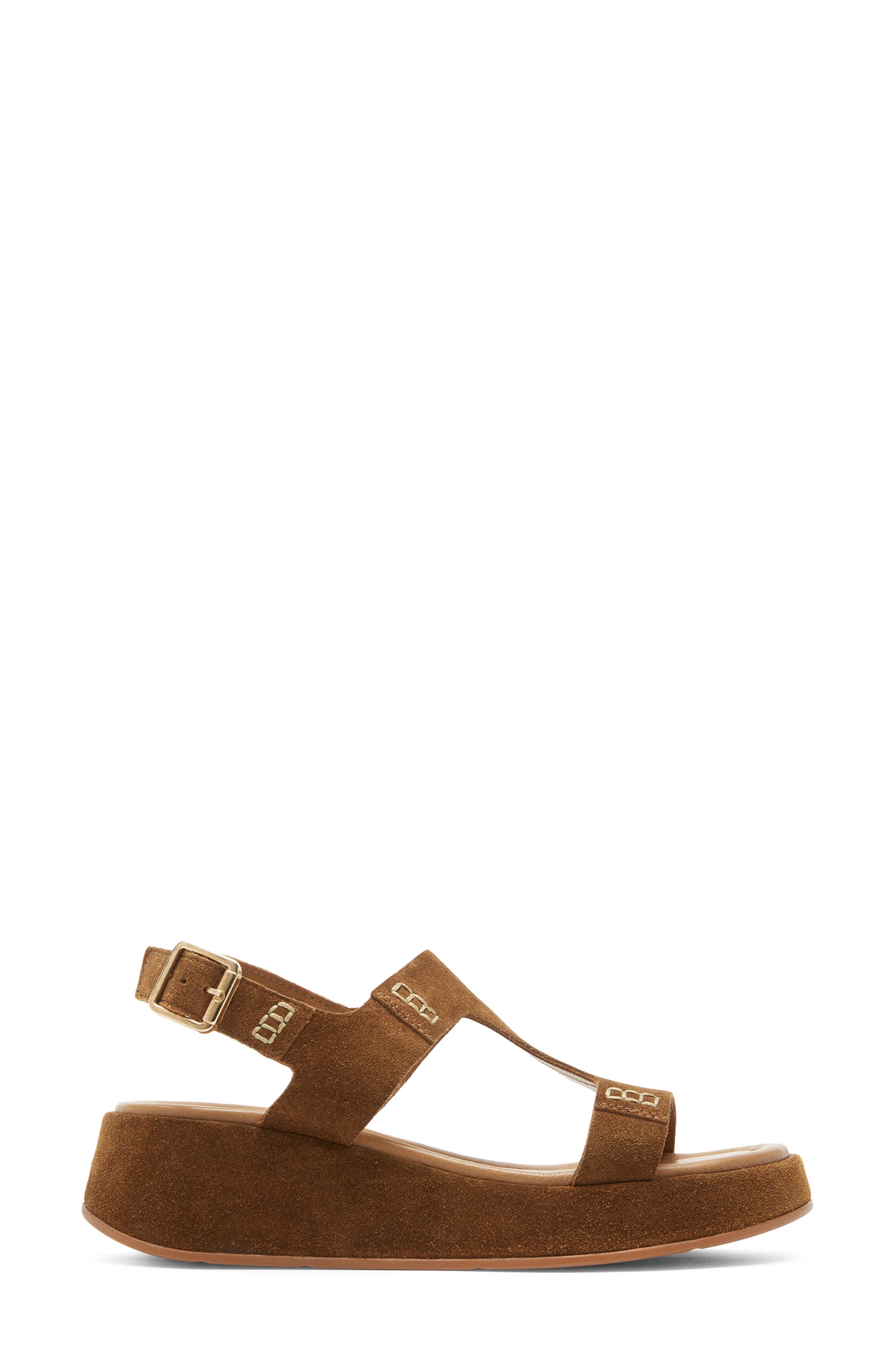 Antoni Flatform Sandal, Alternate, color, COGNAC SUEDE