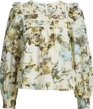 Treasure & Bond Ladder Cutout Cotton Top