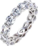 BY ADINA EDEN Moissanite Eterenity Band