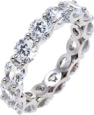 BY ADINA EDEN Moissanite Eterenity Band