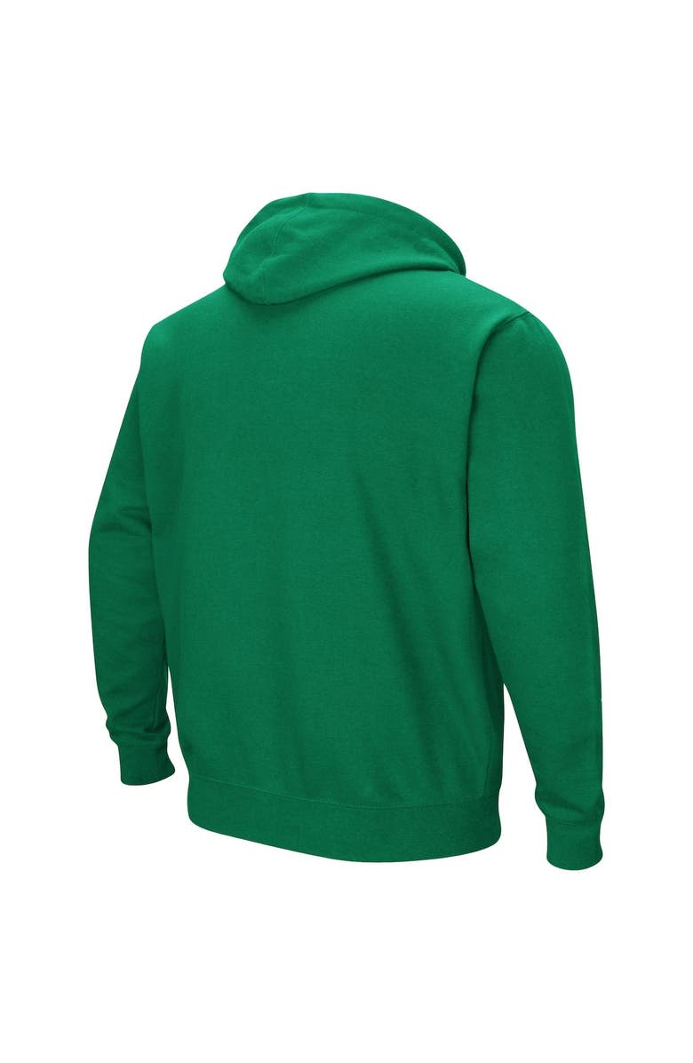 COLOSSEUM Men's Colosseum Kelly Green Marshall Thundering Herd Arch and Logo Pullover Hoodie, Alternate, color, Kelly Green
