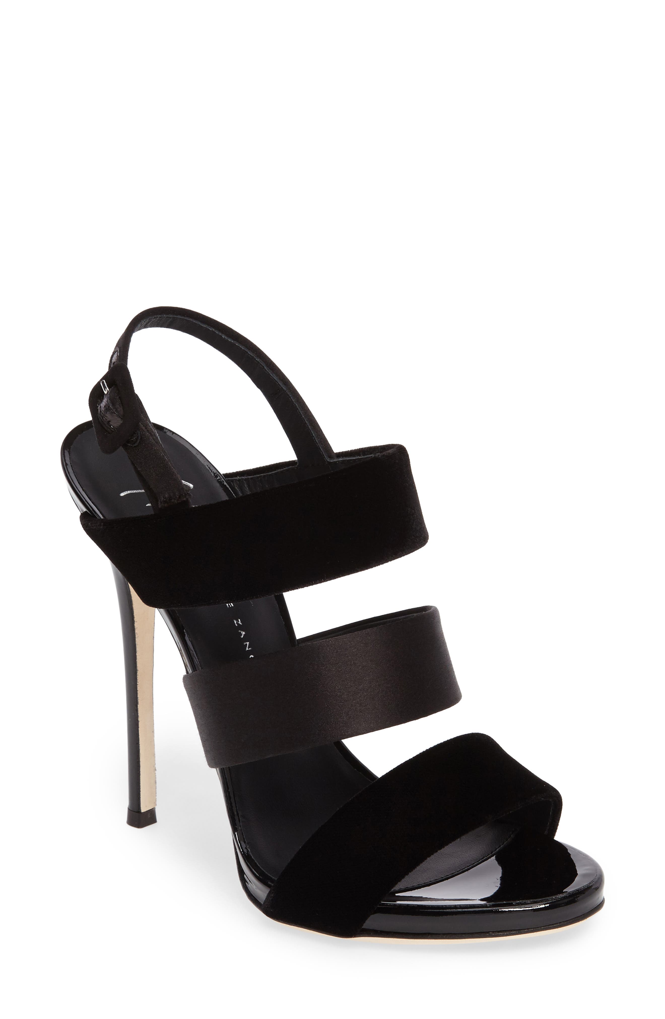 Giuseppe Zanotti Strappy Slingback Sandal, Main, color, 