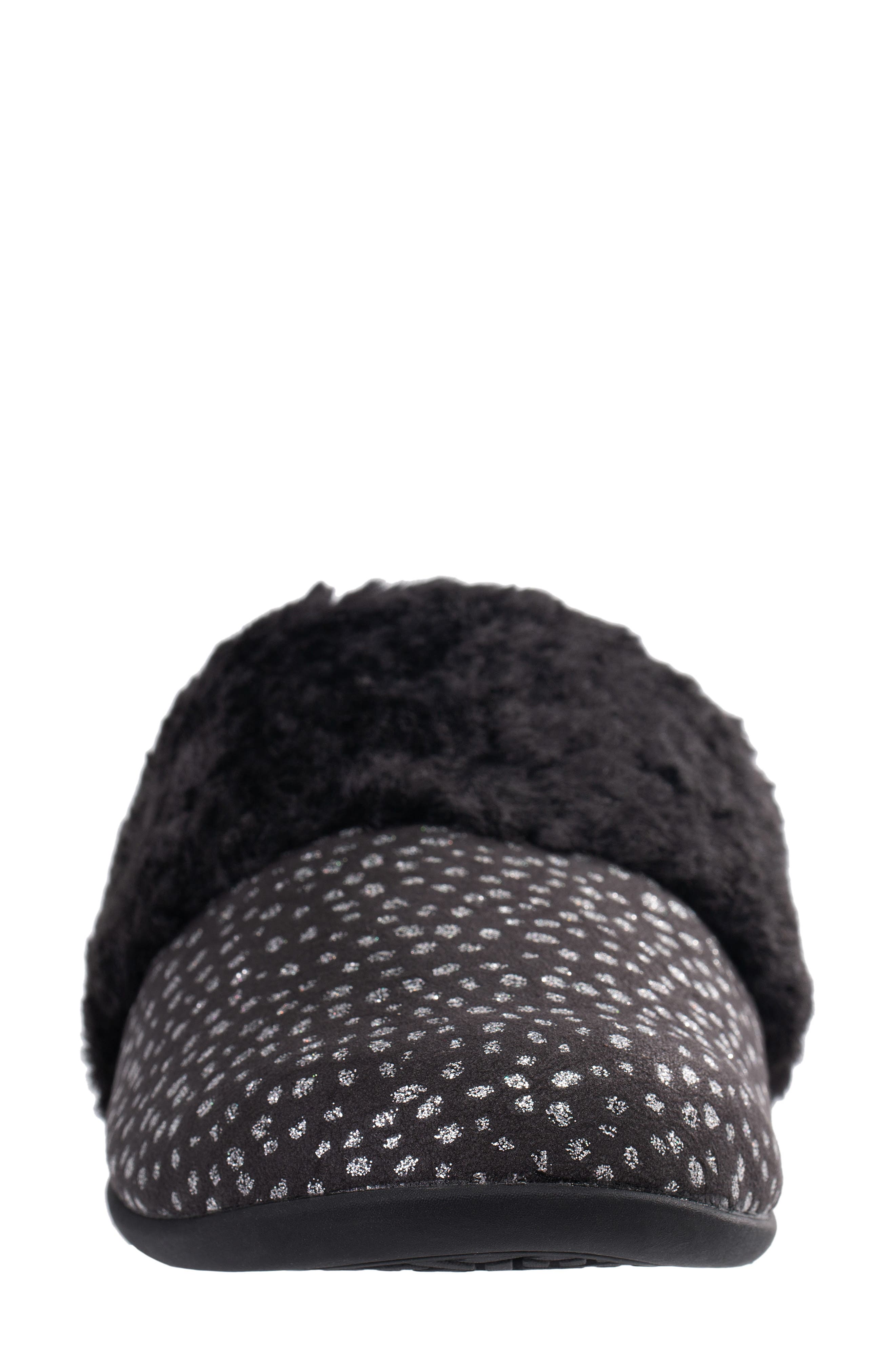 Revitalign Ellie Faux Shearling Clog Slipper, Alternate, color, Black