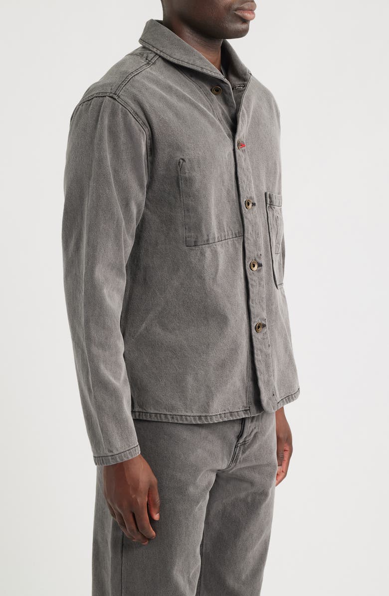 Imperfects Shepherds Cotton Denim Button-Up Shirt, Alternate, color, Cement Wash