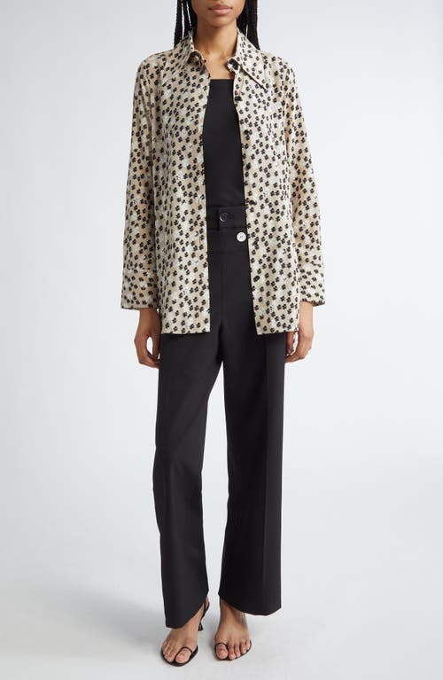 Proenza Schouler Oliver Sailor Wool Gabardine Pants In Black