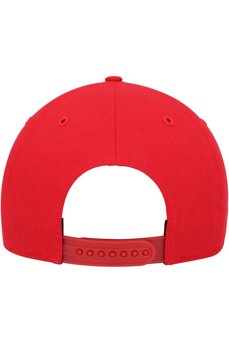 Men's '47 Red Washington Capitals Block Arch Hitch Snapback Hat, Alternate, color, Red