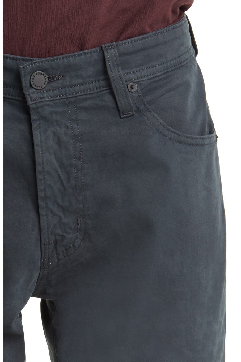 Everett Stretch Sateen Slim Straight Pants, Alternate, color, MELANGE SMOKE