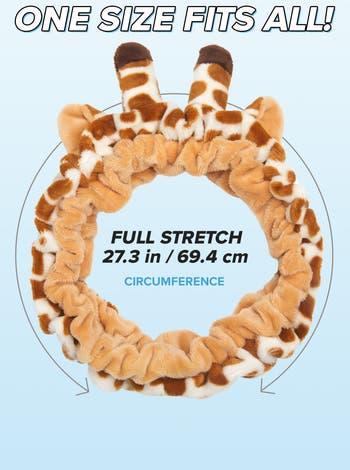 Giraffe Skincare Headband