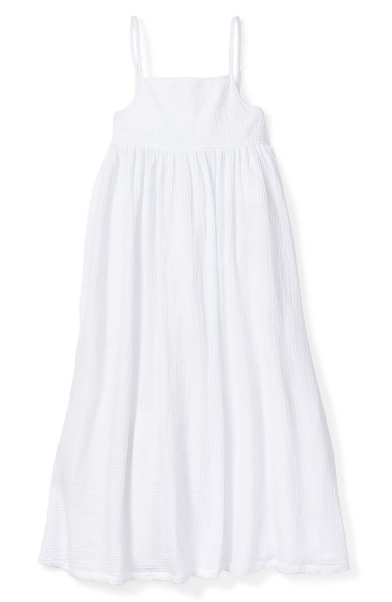 Petite Plume Serene Cotton Gauze Nightgown, Alternate, color,