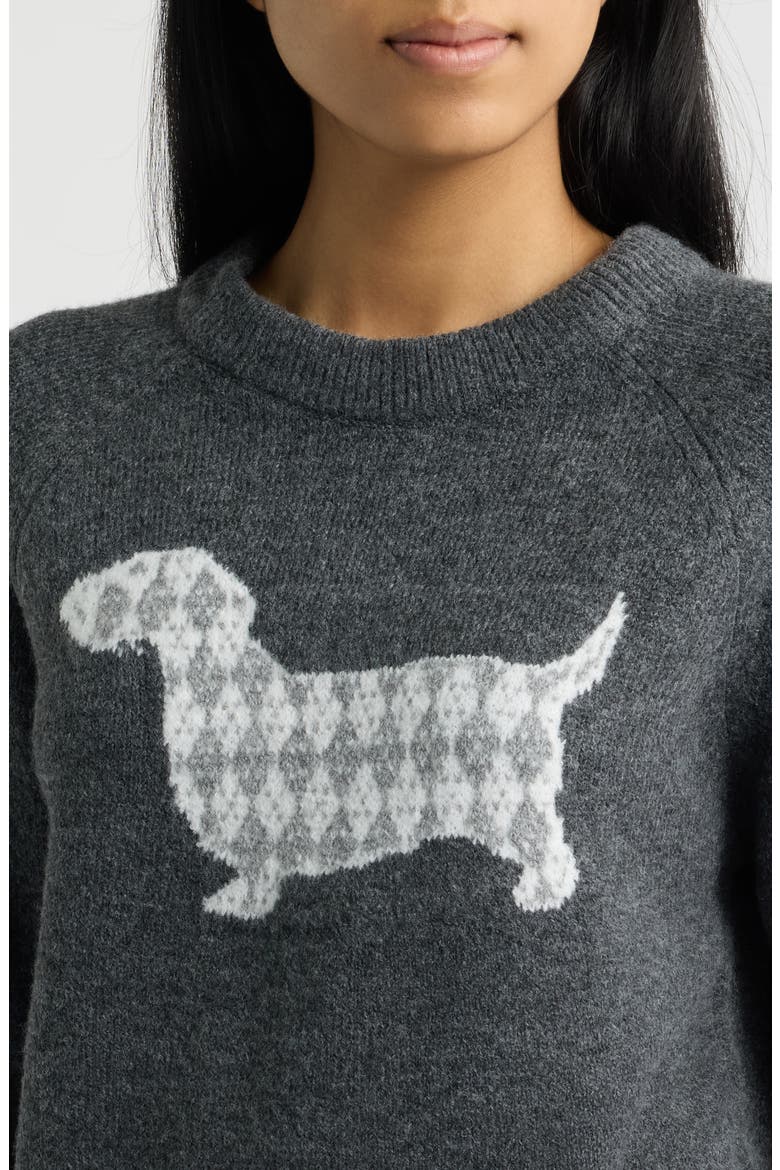 Dog Sweater, Alternate, color, CHARCOAL/ IVORY