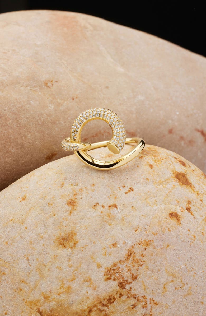 Kloto Diamond Ring, Alternate, color, Gold