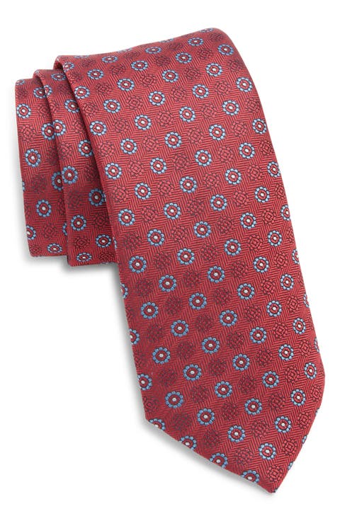 Floral Silk Tie