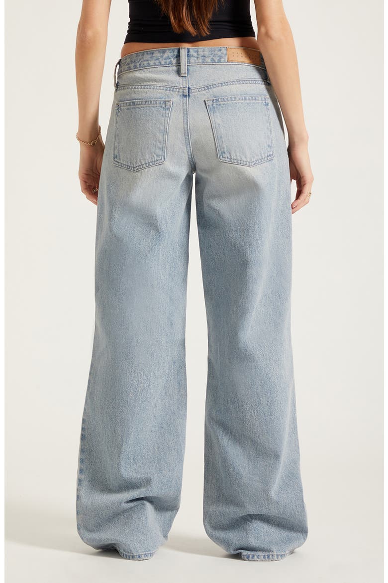 Casey Baggy Straight Leg Jeans, Alternate, color, LIGHT INDIGO