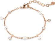 Swarovski Imber Crystal & Imitation Pearl Strand Bracelet