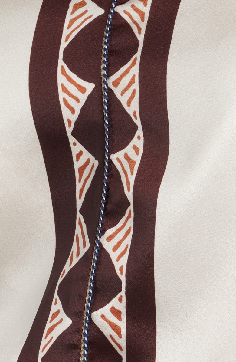 CIEBON Kensley Print Satin Top, Alternate, color, Cream Multi