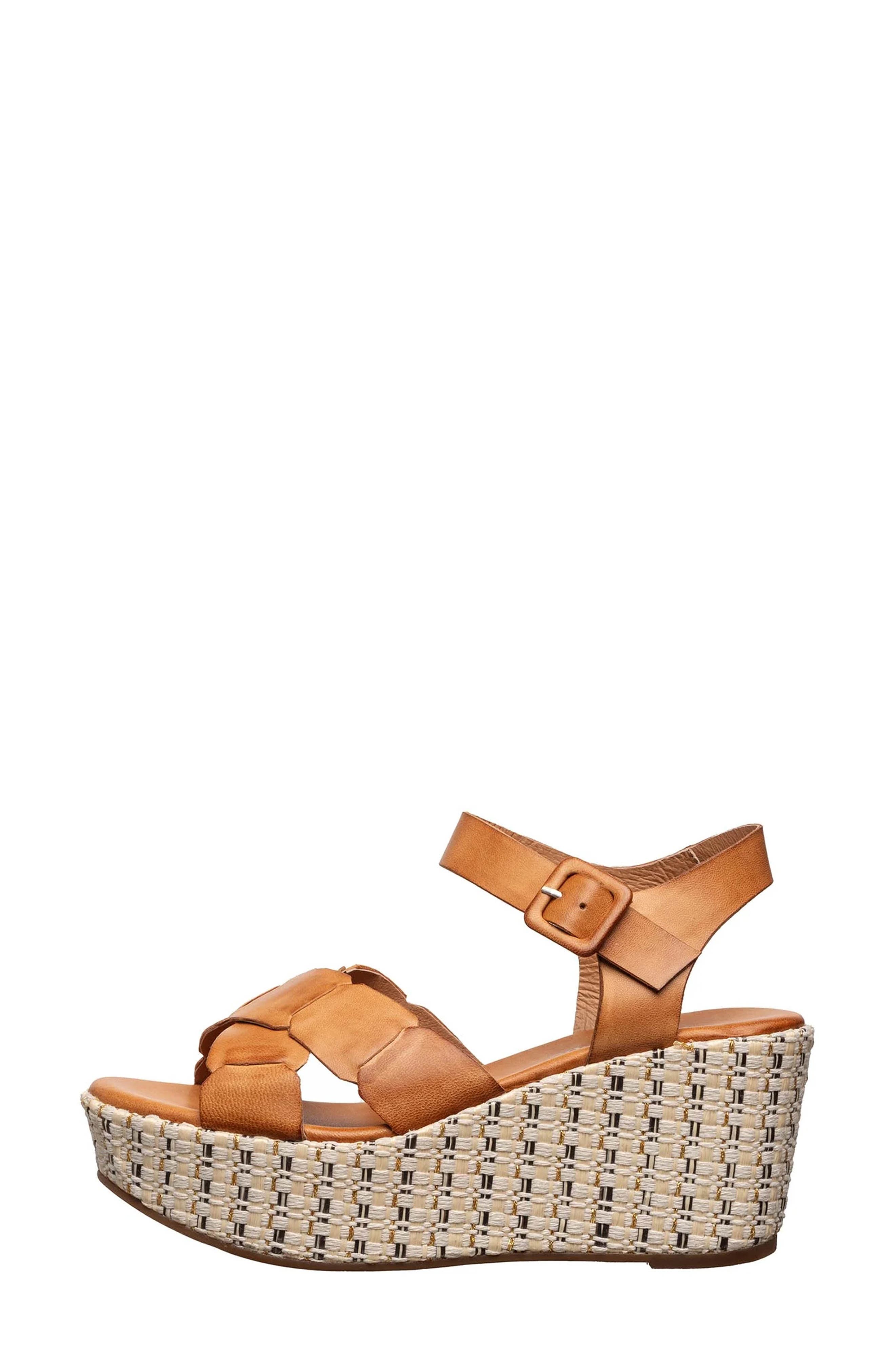 ANTELOPE Hunter Ankle Strap Espadrille Platform Wedge Sandal, Alternate, color, Taupe