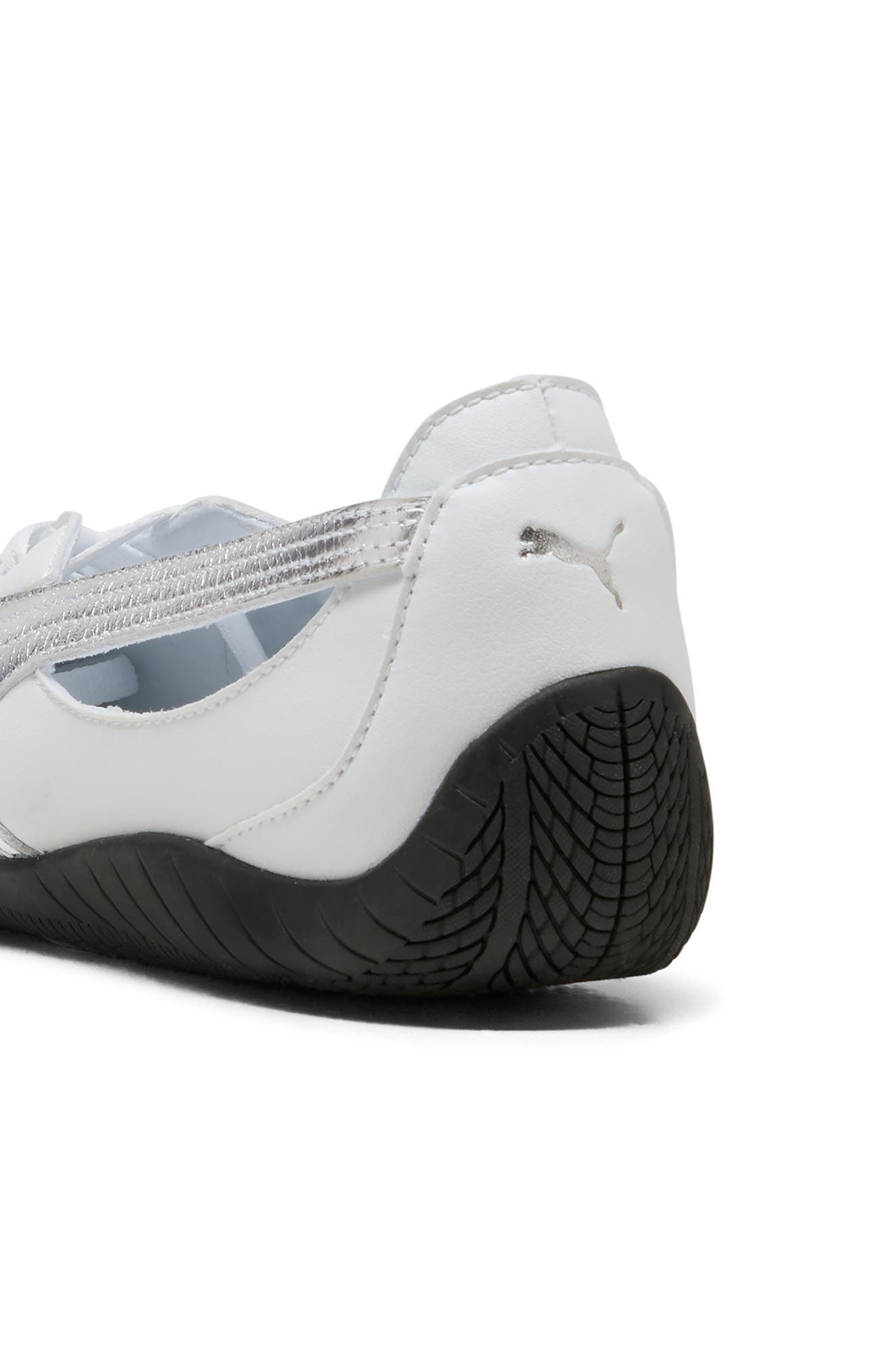 Speedcat Ballet Nova Metallic Sneaker, Alternate, color, PUMA WHITE/ PUMA BLACK