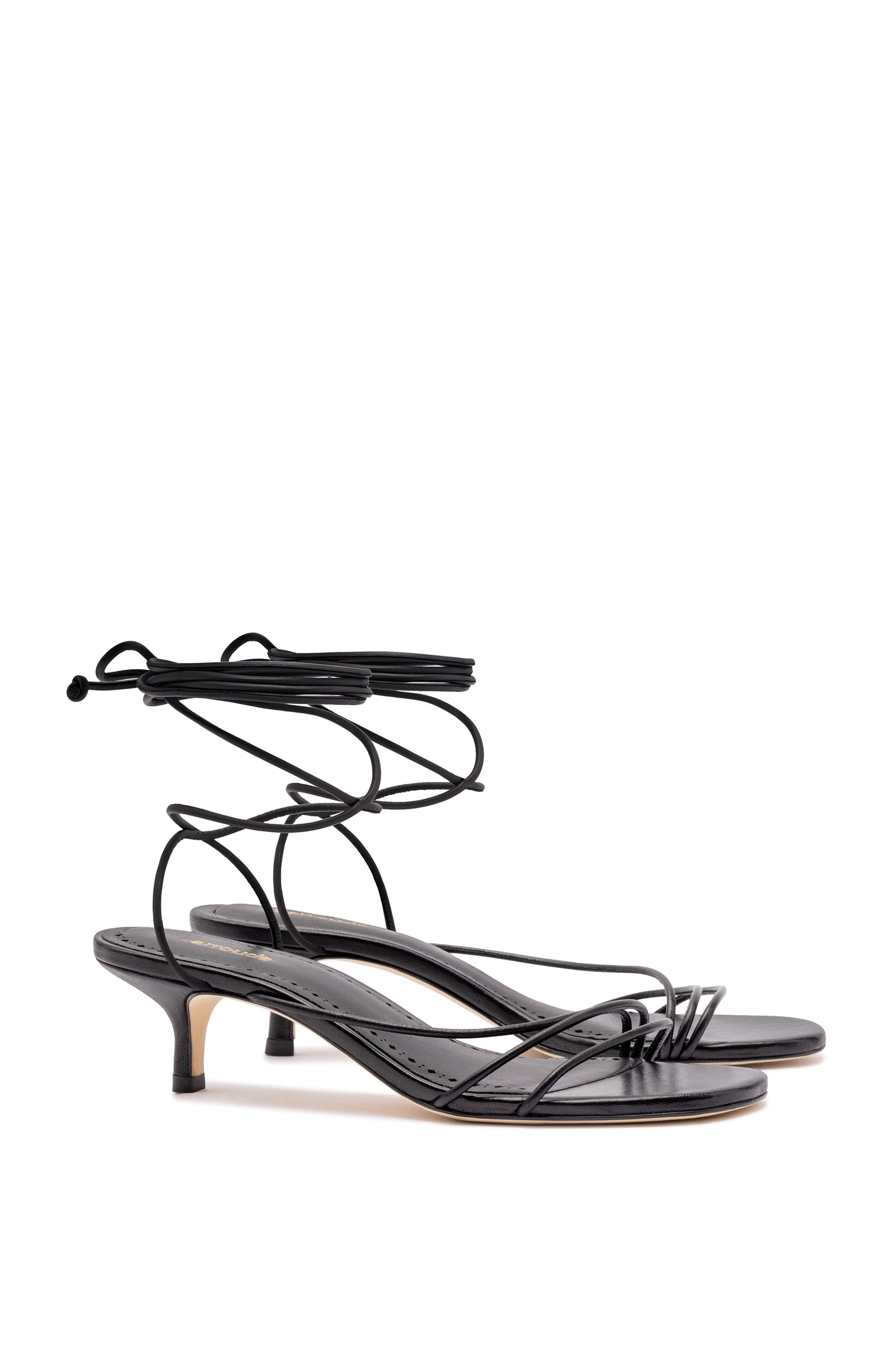 Sara Sandal, Alternate, color, Black