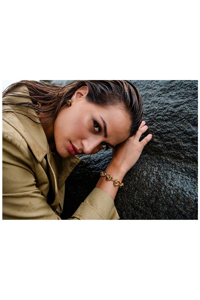 Love Knot Bracelet, Alternate, color, 14K GOLD