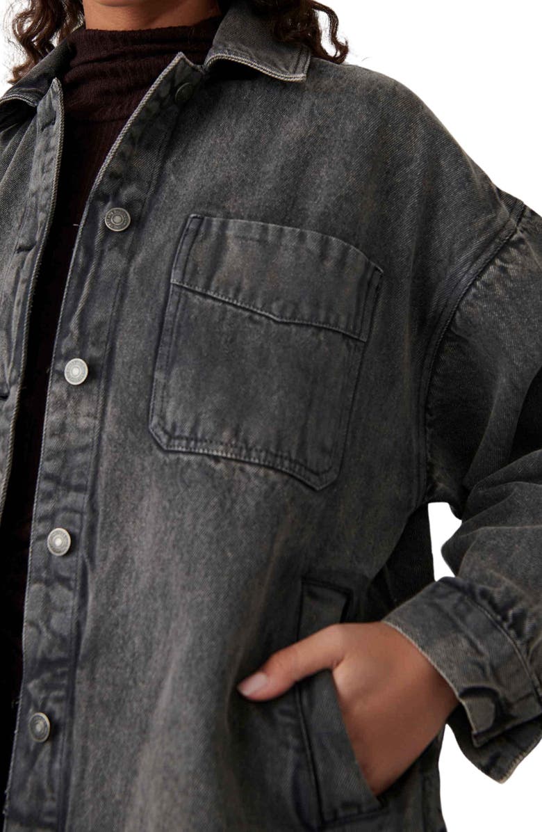 Free People Madison City Twill Jacket, Alternate, color,