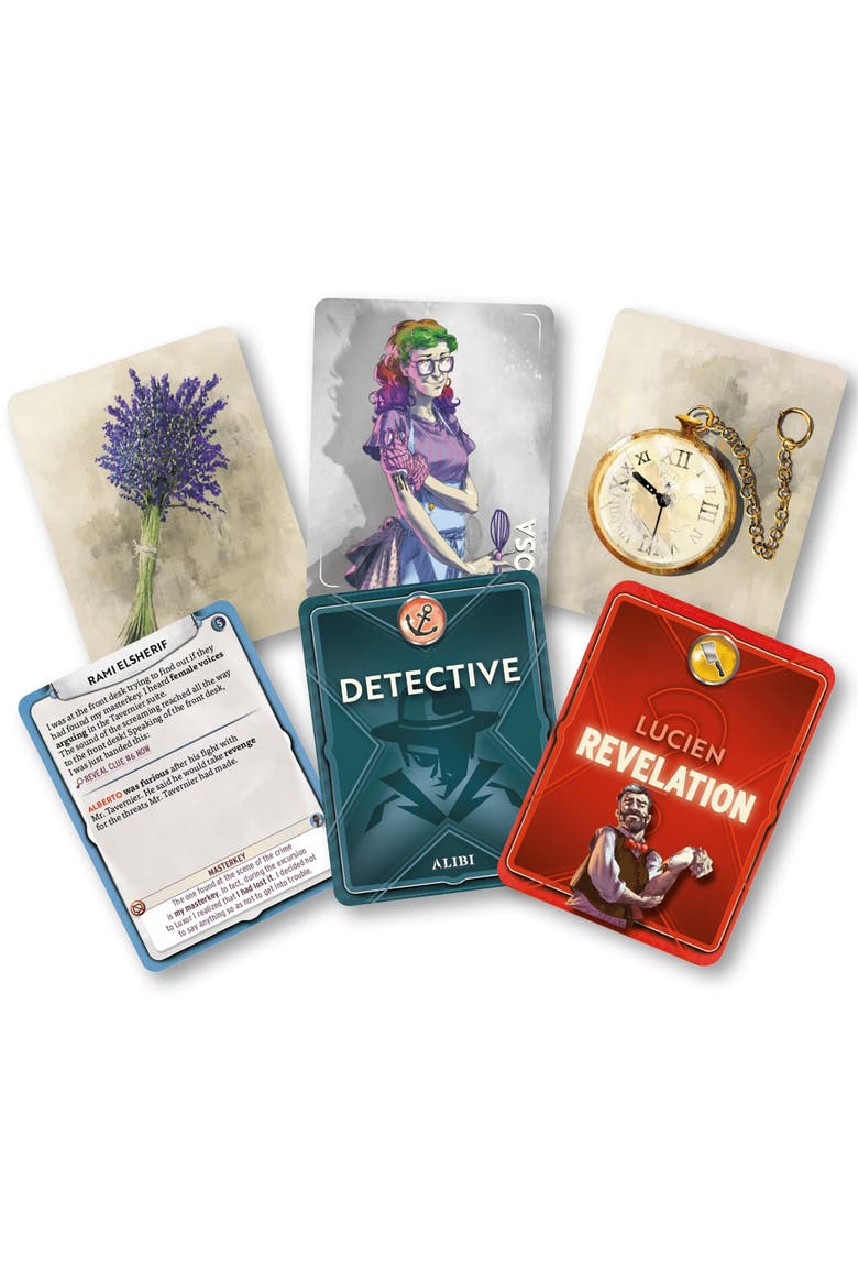 Alibi 3 Intricate Mysteries Party Game, Alternate, color, Multicolored