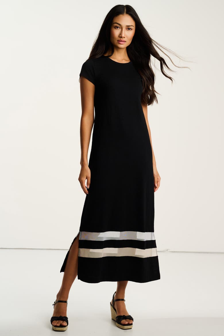 The Mesher Dress, Alternate, color, Black