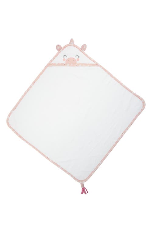 Stephen Joseph Kids' Hooded Bath Towel In Pink