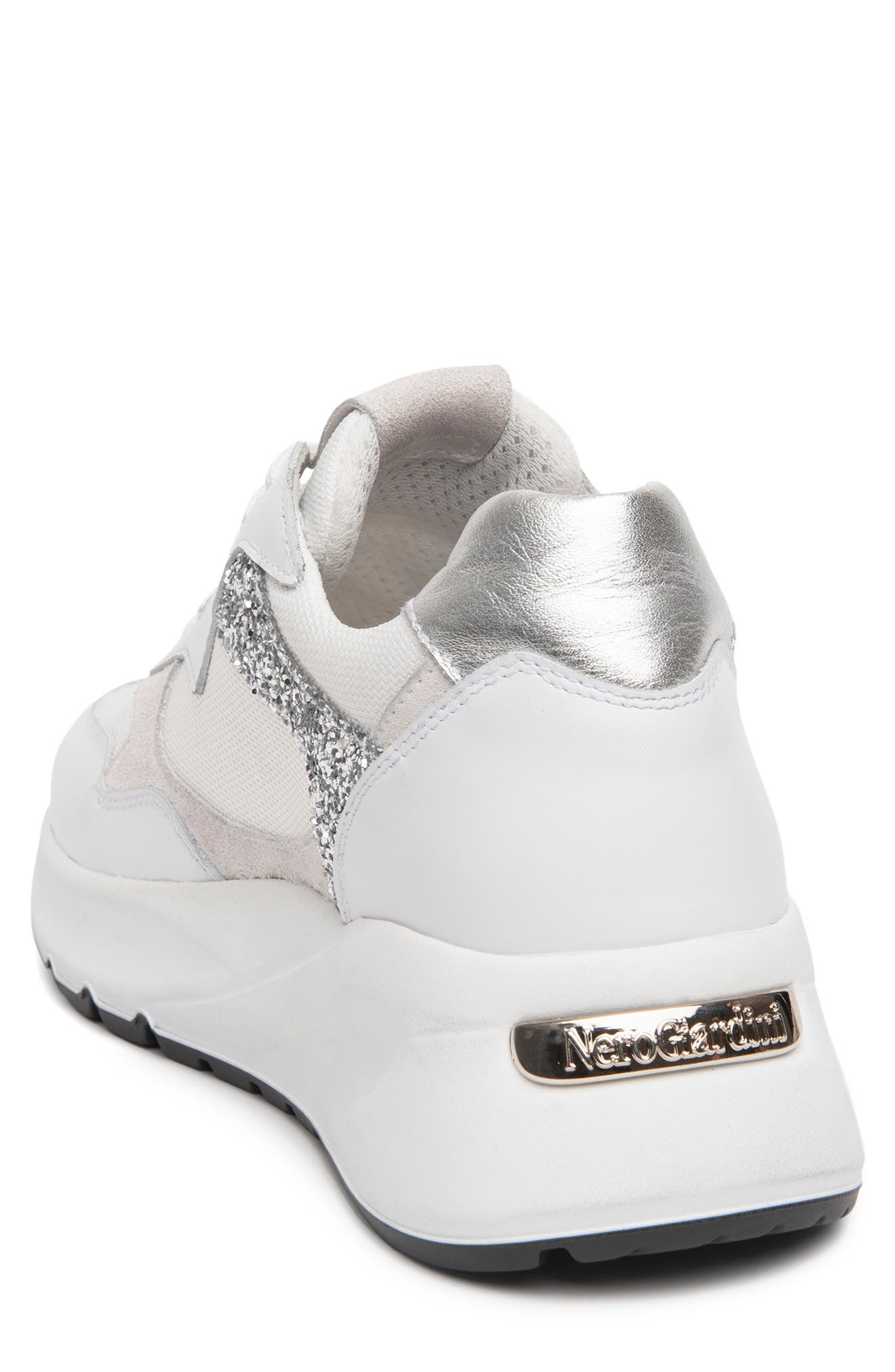 NeroGiardini Mixed Media Sneaker, Alternate, color, 