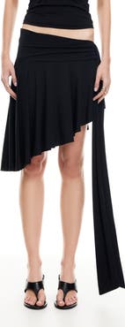 LIONESS Safari Asymmetric Midi Skirt
