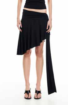 LIONESS Safari Asymmetric Midi Skirt