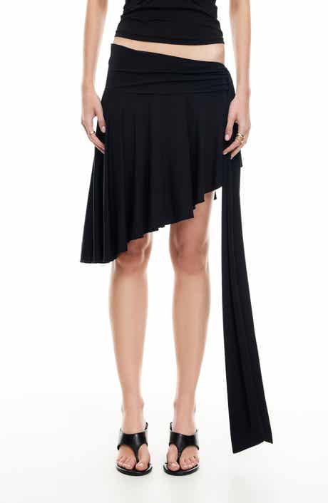 LIONESS Safari Asymmetric Midi Skirt