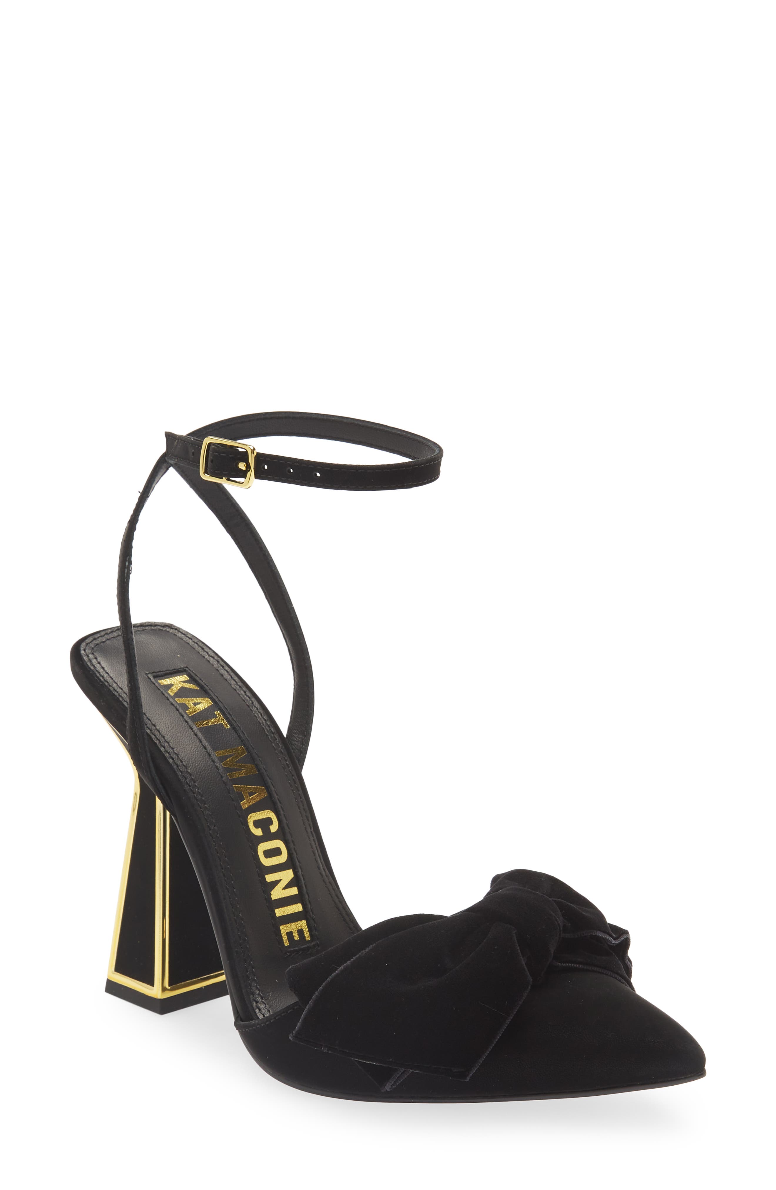 KAT MACONIE Maren Ankle Strap Pointed Toe Pump, Main, color, 