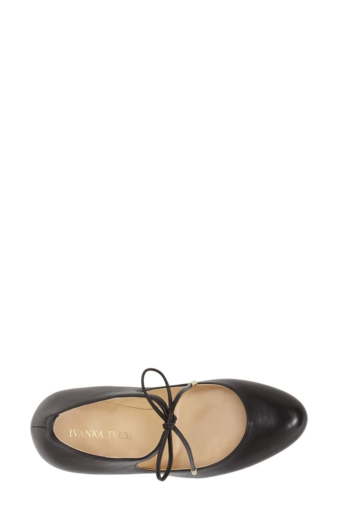 'Jeanne' Mary Jane Pump, Alternate, color, BLACK LEATHER