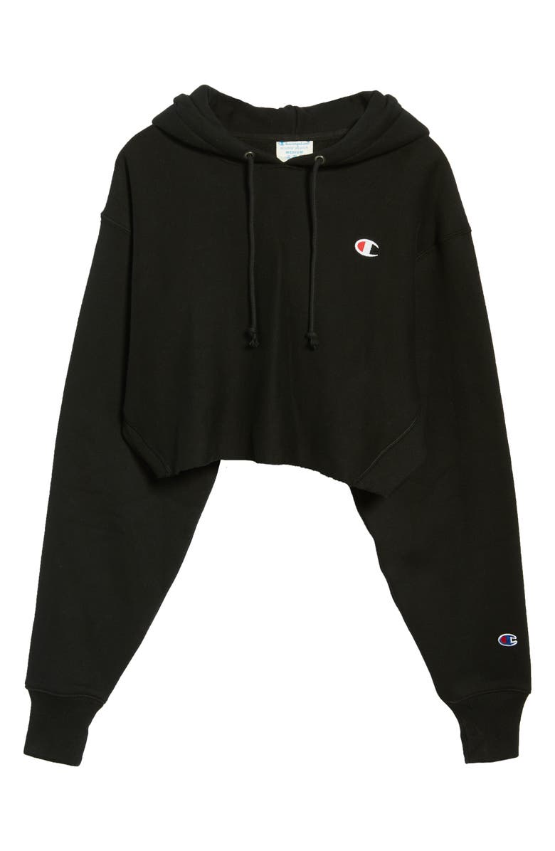 Champion Reverse Weave Crop Hoodie, Alternate, color,