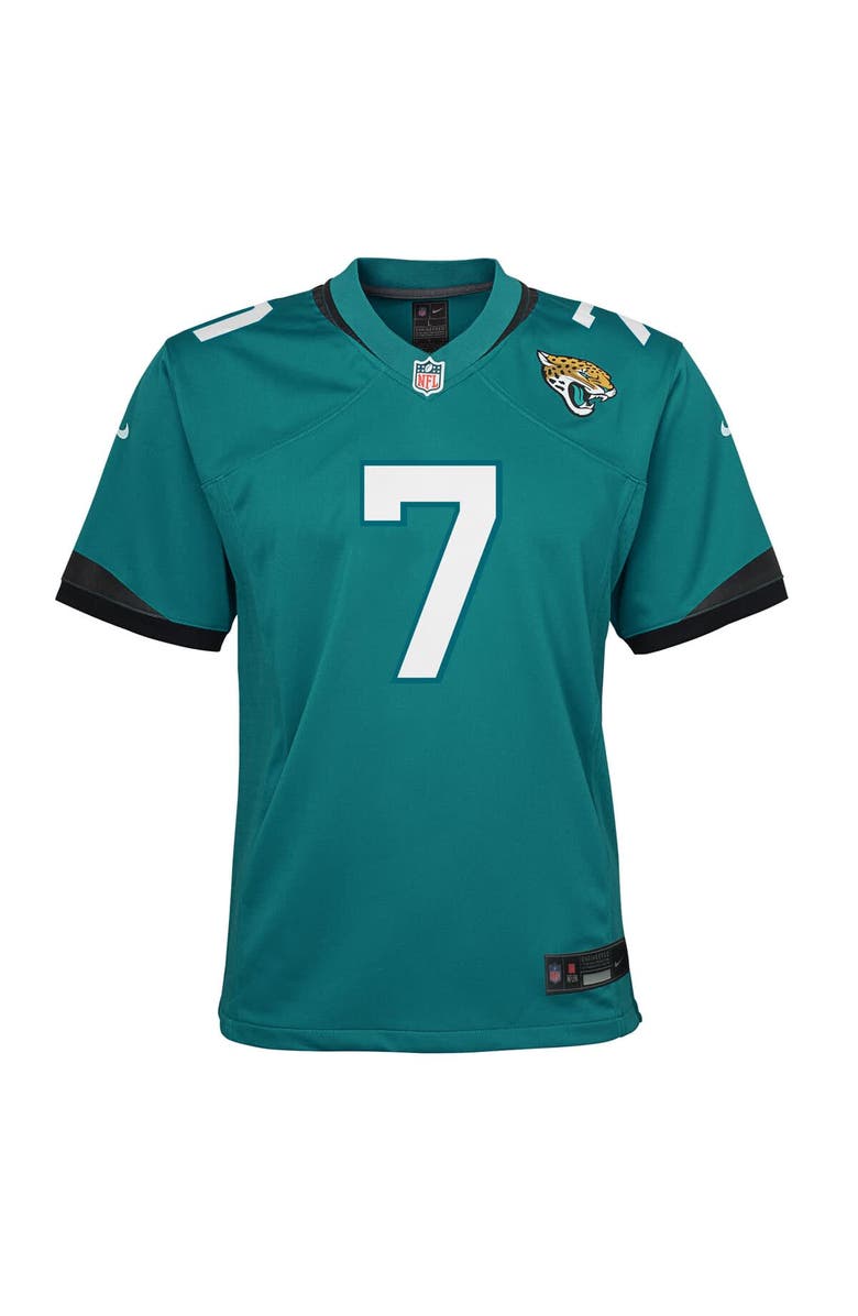 Nike Youth Nike Brian Thomas Jr. Teal Jacksonville Jaguars Team Game Jersey, Alternate, color, Teal