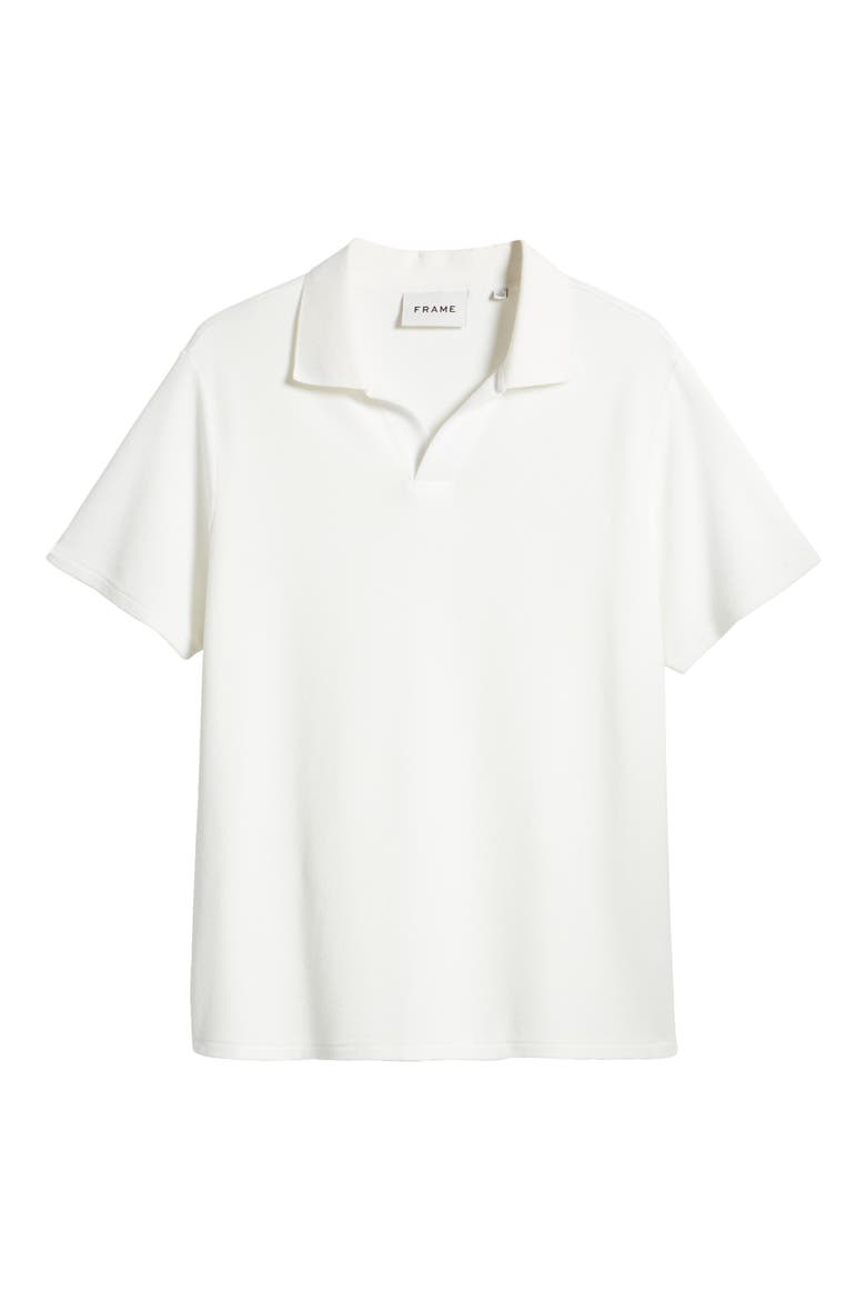 Jacquard Polo, Alternate, color, OFF WHITE