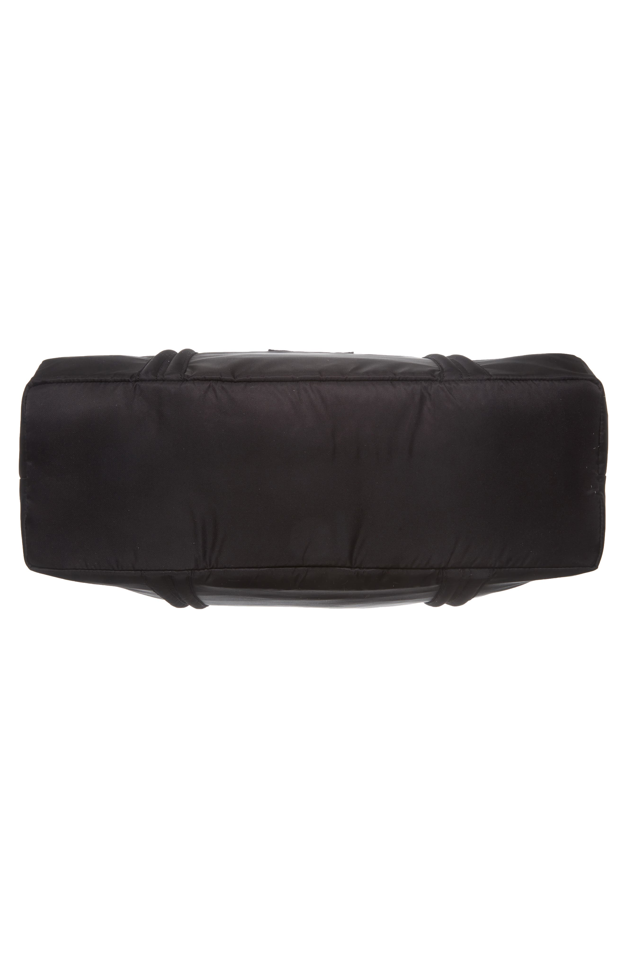 Strand Flight Satin Duffel Bag, Alternate, color, BLACK