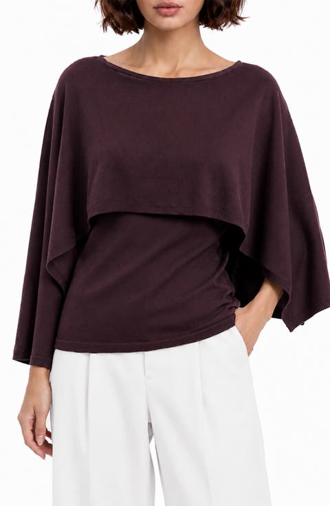 Noble Cape Dolman Sweater