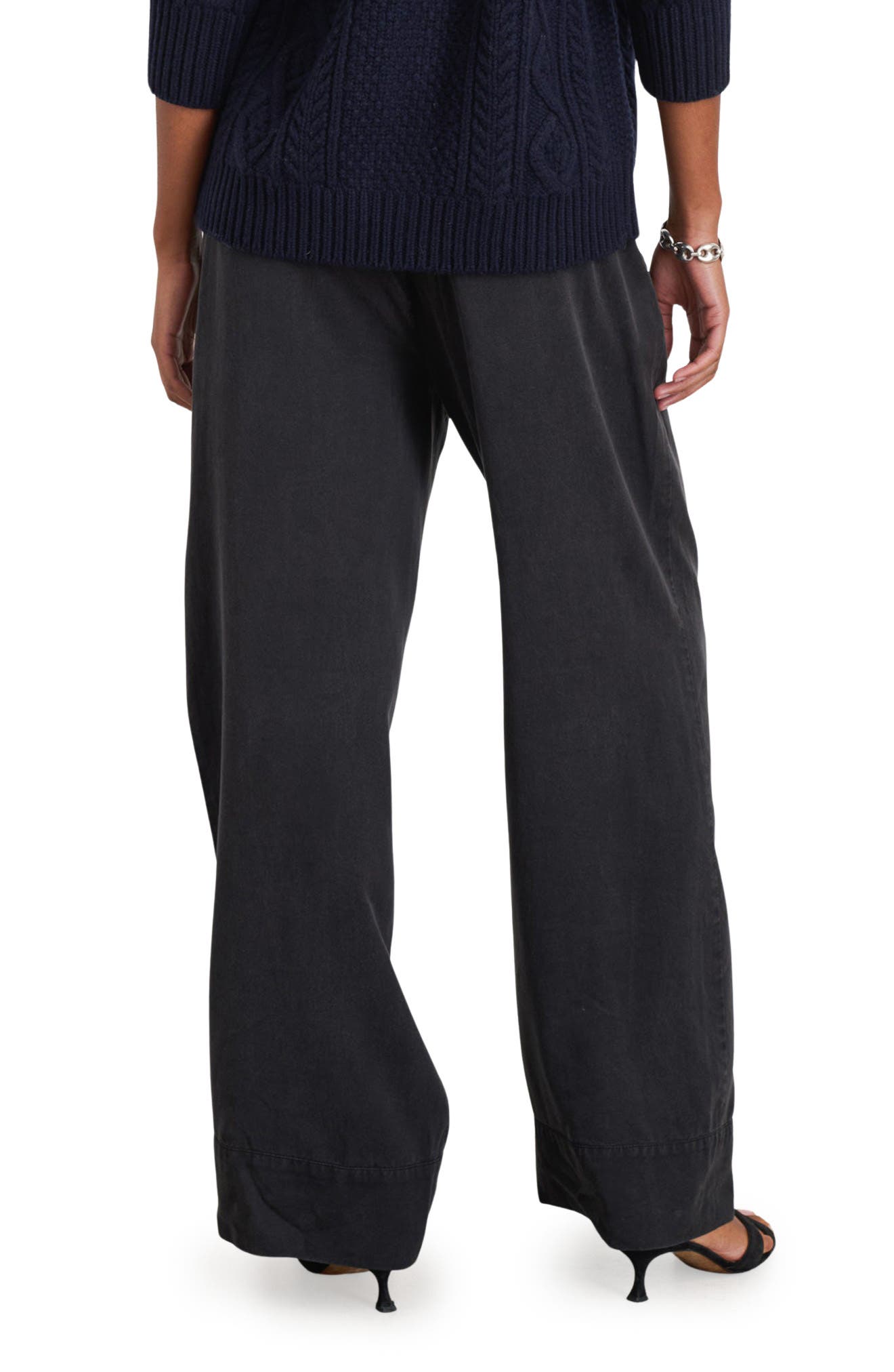 Riley Drapey Twill Wide Leg Pants - image 2