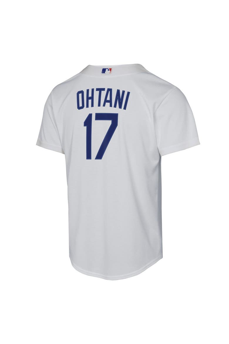 Youth Nike Shohei Ohtani White Los Angeles Dodgers Home Replica Player Jersey, Alternate, color, White