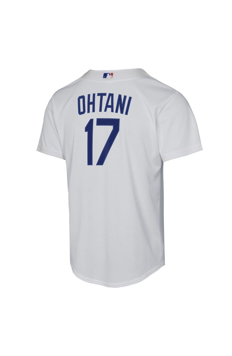 Nike Youth Nike Shohei Ohtani White Los Angeles Dodgers Home Replica Player Jersey, Alternate, color, White