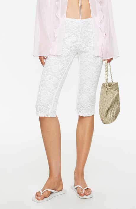 Babydoll Lace Capri Pants