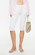 LIONESS Babydoll Lace Capri Pants