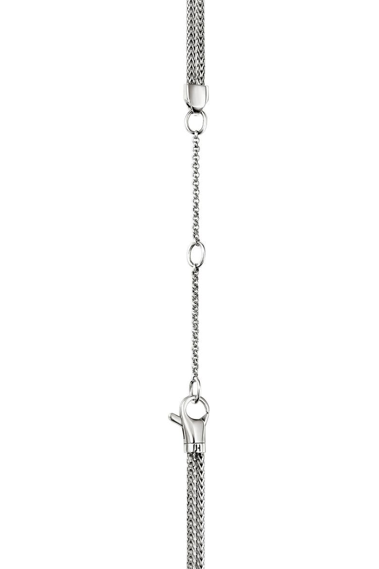 Infinite Love Knot Station Necklace, Alternate, color, SILVER