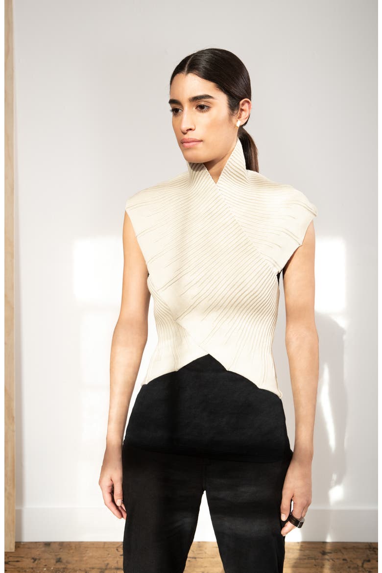 Colette Crop Back Zip Bolero, Alternate, color, WHITE