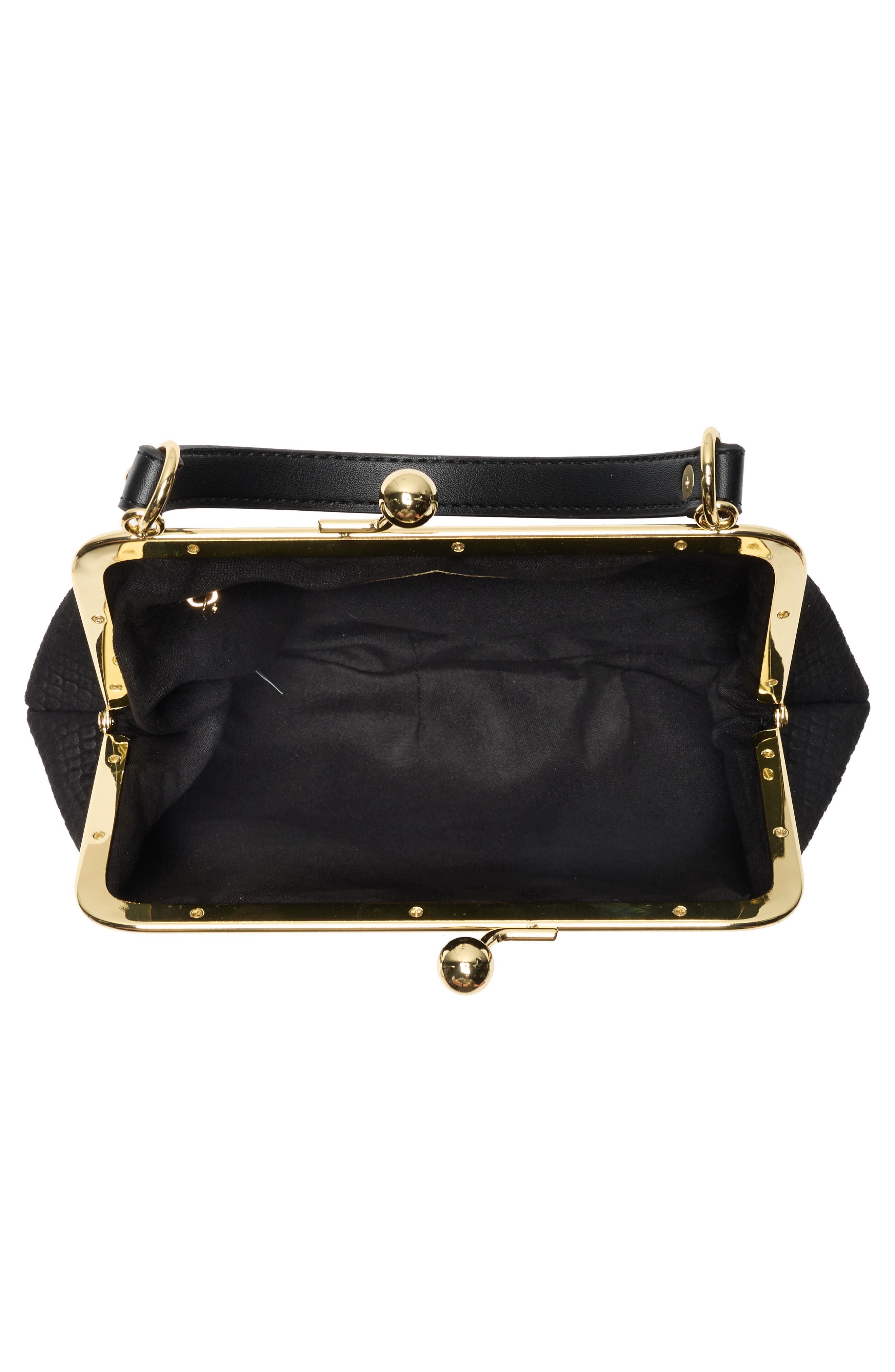 Blucca Faux Snakeskin Crossbody Bag, Alternate, color, BLACK SNAKE EMBOSS SUEDE