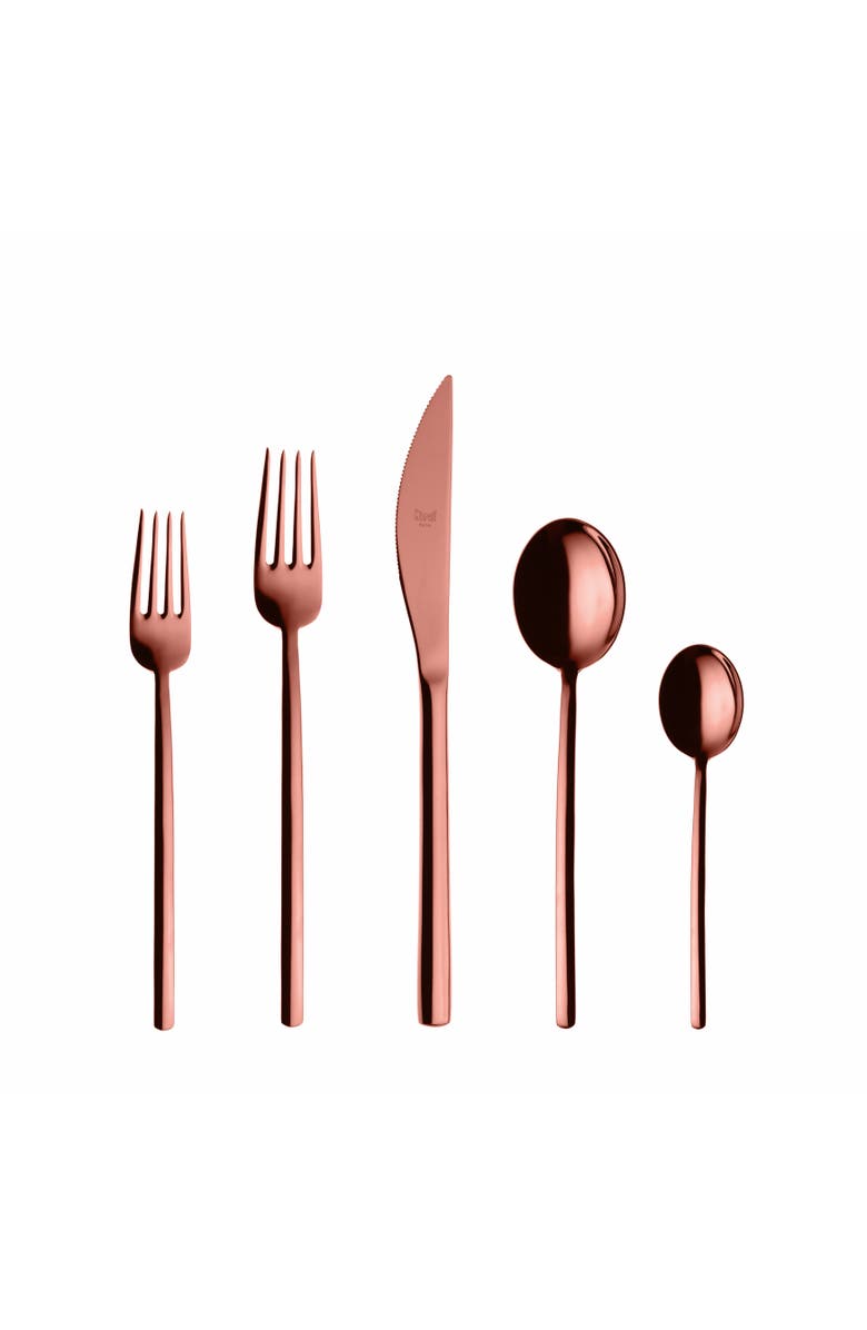 Mepra Due Flatware Set - 5 Pieces, Main, color, Bronze