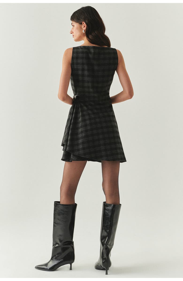 Exquise Jada Sleeveless Mini Dress, Alternate, color, Anthracite