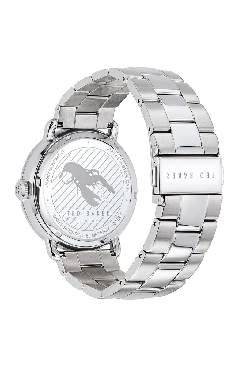 Ted Baker London Men's Margarit Leather Strap Watch, 46mm, Alternate, color, 